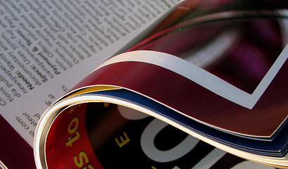 Image showing Opened Magazine