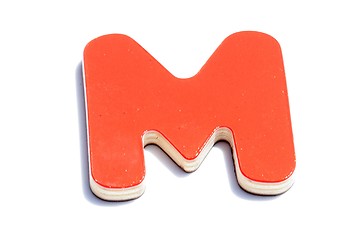 Image showing alphabet m on white background