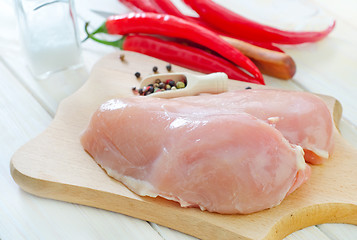 Image showing chicken fillet