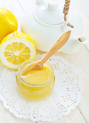 Image showing honey and lemons