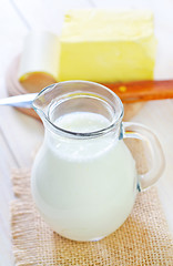 Image showing Milk in jug