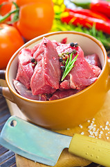 Image showing raw meat