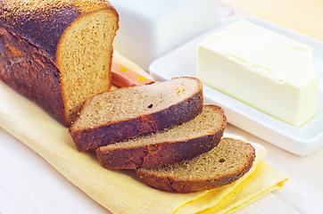 Image showing butter and bread