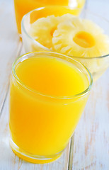 Image showing pineapple and juice