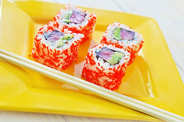 Image showing sushi