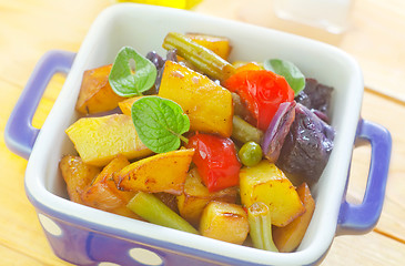Image showing baked vegetables