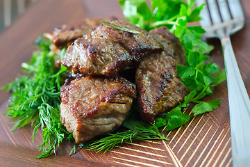 Image showing baked meat