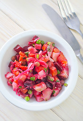 Image showing fresh vegetarian salad