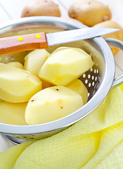 Image showing raw potato