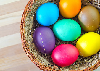 Image showing easter eggs