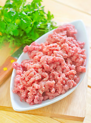 Image showing minced meat