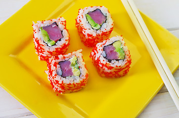 Image showing sushi