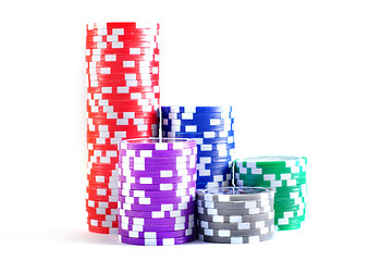 Image showing chips for poker