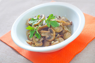 Image showing fried mushroom