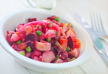 Image showing fresh vegetarian salad