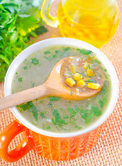 Image showing Fresh soup