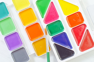 Image showing paint and brush