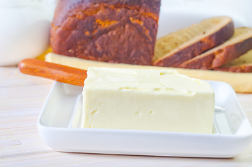 Image showing butter and bread