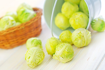 Image showing brussel cabbage