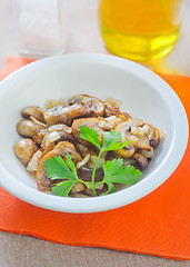 Image showing fried mushroom