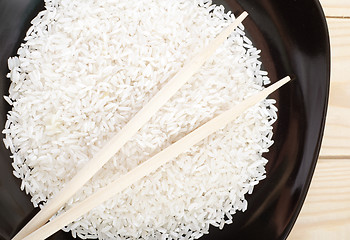 Image showing raw rice