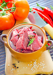 Image showing raw meat