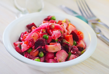 Image showing fresh vegetarian salad