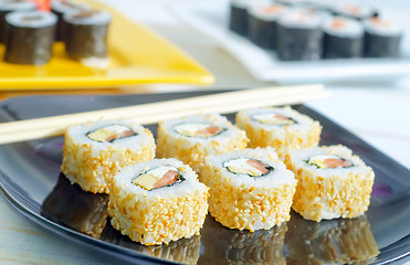 Image showing sushi