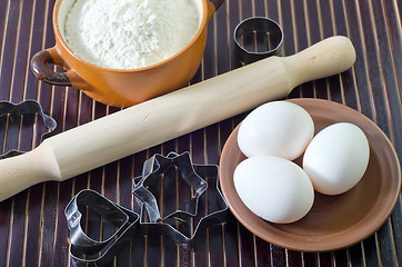 Image showing ingredients for dough