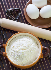 Image showing ingredients for dough