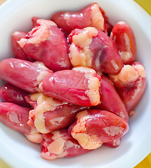 Image showing chicken hearts