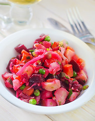 Image showing fresh vegetarian salad