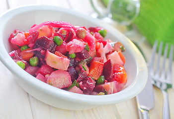 Image showing fresh vegetarian salad