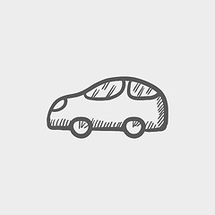 Image showing Car sketch icon