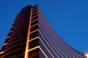 Image showing Night of commercial building