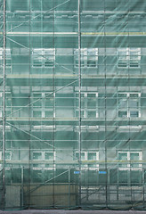 Image showing Scaffolding background