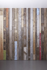 Image showing Modern rustic wall\r