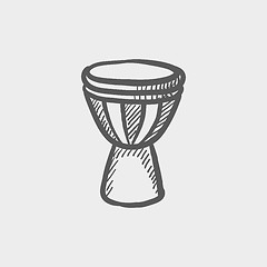 Image showing Timpani sketch icon