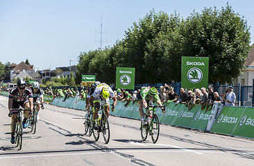 Image showing The Sprint - Tour de France 2015