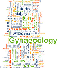 Image showing Gynaecology background concept