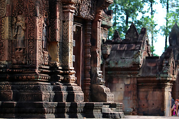 Image showing Mandapa at Banteay Sreiz, Cambodia