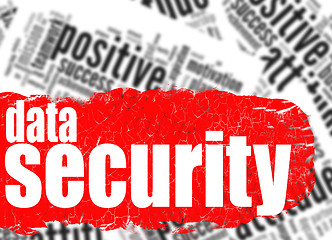 Image showing Word cloud data security