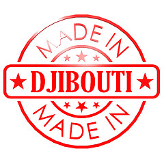 Image showing Made in Djibouti red seal