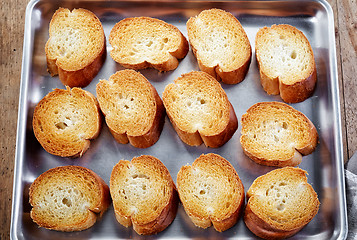 Image showing toasted bread slices