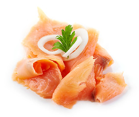 Image showing smoked salmon