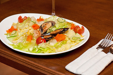 Image showing Seafood salad