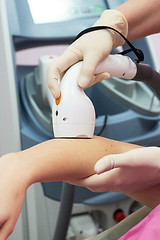 Image showing photo epilation