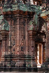 Image showing Mandapa at Banteay Sreiz, Cambodia