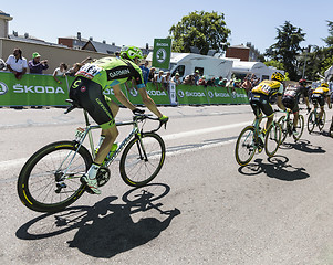 Image showing The Peloton - Tour de France 2015