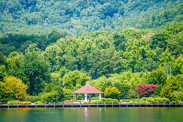 Image showing scenery around lake lure north carolina